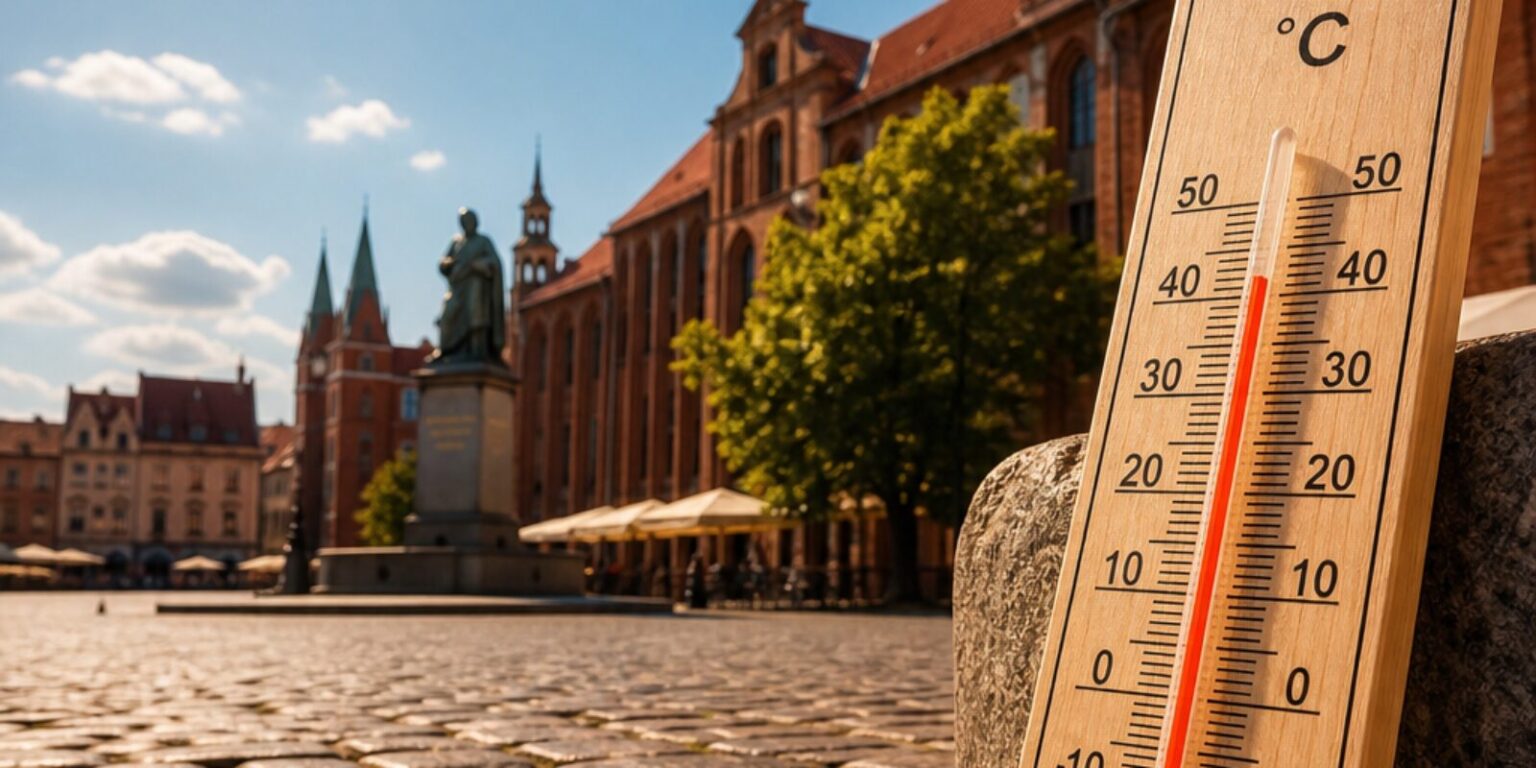40,3°C w Toruniu: padł polski rekord temperatury. Tak gorąco nie było od ponad 120 lat