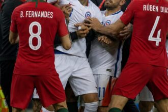 Bójka na boisku przed mundialem: dwie czerwone kartki w meczu Portugalia–Chile