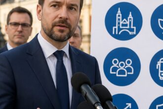 Michał Drewnicki rozpoczyna kampanię na prezydenta Krakowa. Przedstawia „sześć filarów”