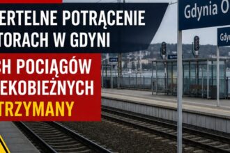 Śmiertelne potrącenie na torach w Gdyni: ruch pociągów dalekobieżnych wstrzymany