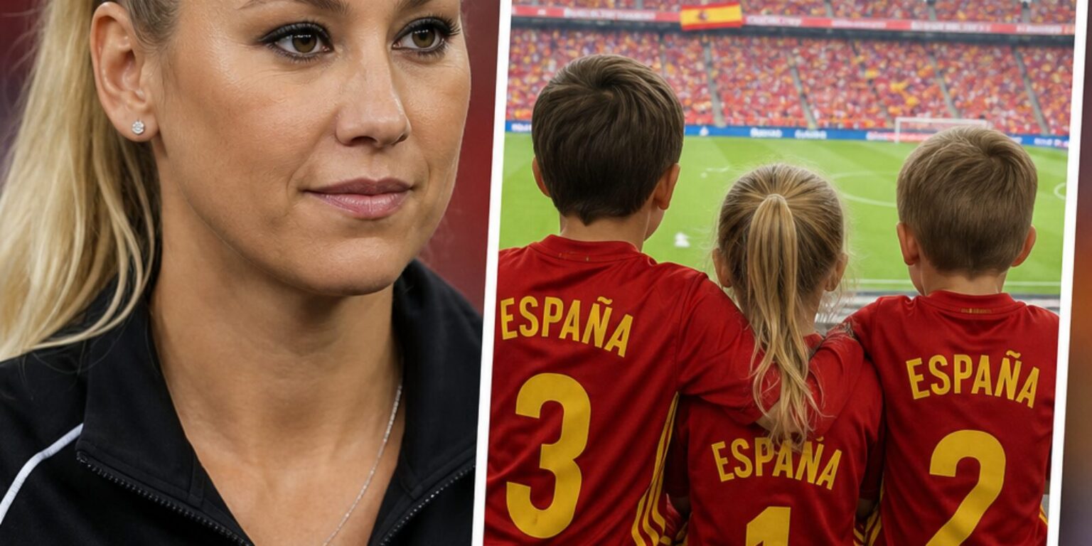 Anna Kournikova pokazała dzieci w koszulkach Hiszpanii. „Cicha” rodzinna scena przy okazji mistrzostw