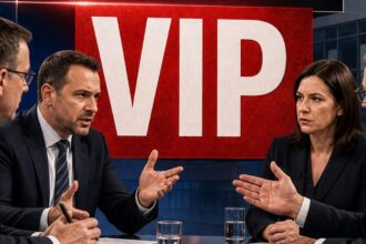 „W każdym albo prawie każdym szpitalu”: spór w studiu wokół rzekomych „saloników VIP”