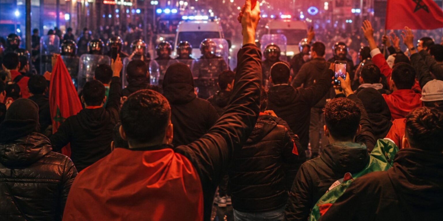 Zamieszki po meczu Maroko–Francja. Incydenty w Londynie, Amsterdamie i Brukseli